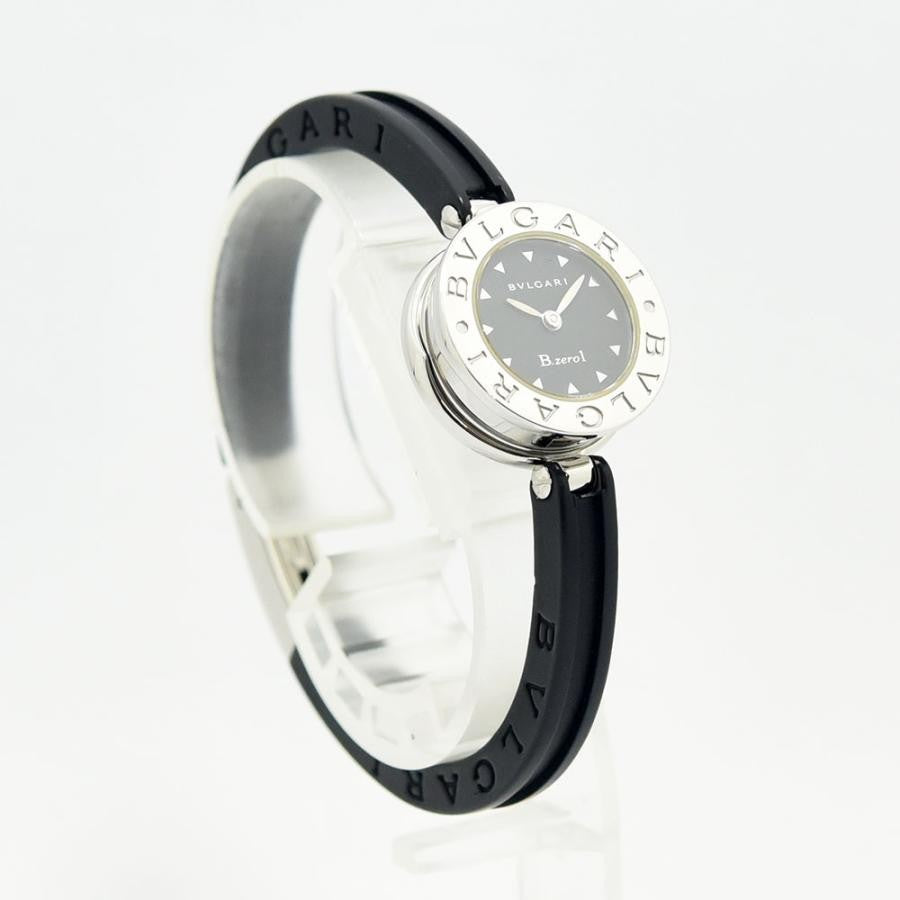 VINTAGE WATCHES FASHIONのブルガリ B.zero1 レディース腕時計。ステンレスとブラックのモダンなデザイン。
