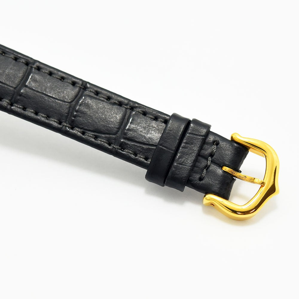 VINTAGE WATCHES FASHION カルティエ マストタンク ヴェルメイユ ブラックレザーベルト ゴールドバックル