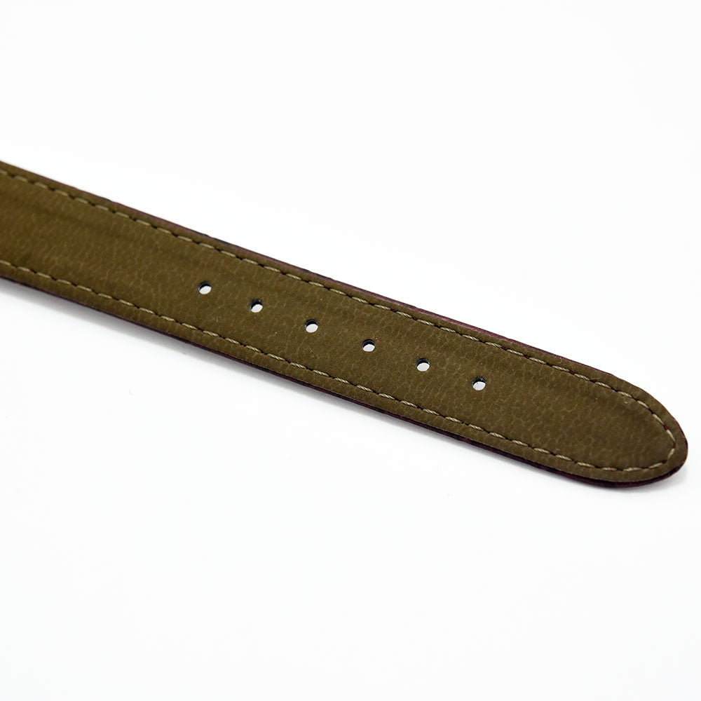 VINTAGE WATCHES FASHION カルティエ タンク ヴェルメイユ クォーツウォッチのブラウンレザーストラップ。クラシックなデザイン。