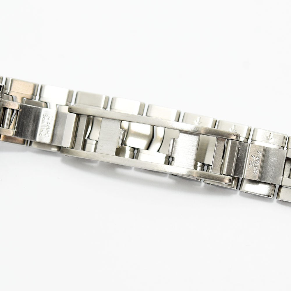 VINTAGE WATCHES FASHIONのCHARRIOLレディース腕時計用ステンレススチール製ブレスレットの留め具部分