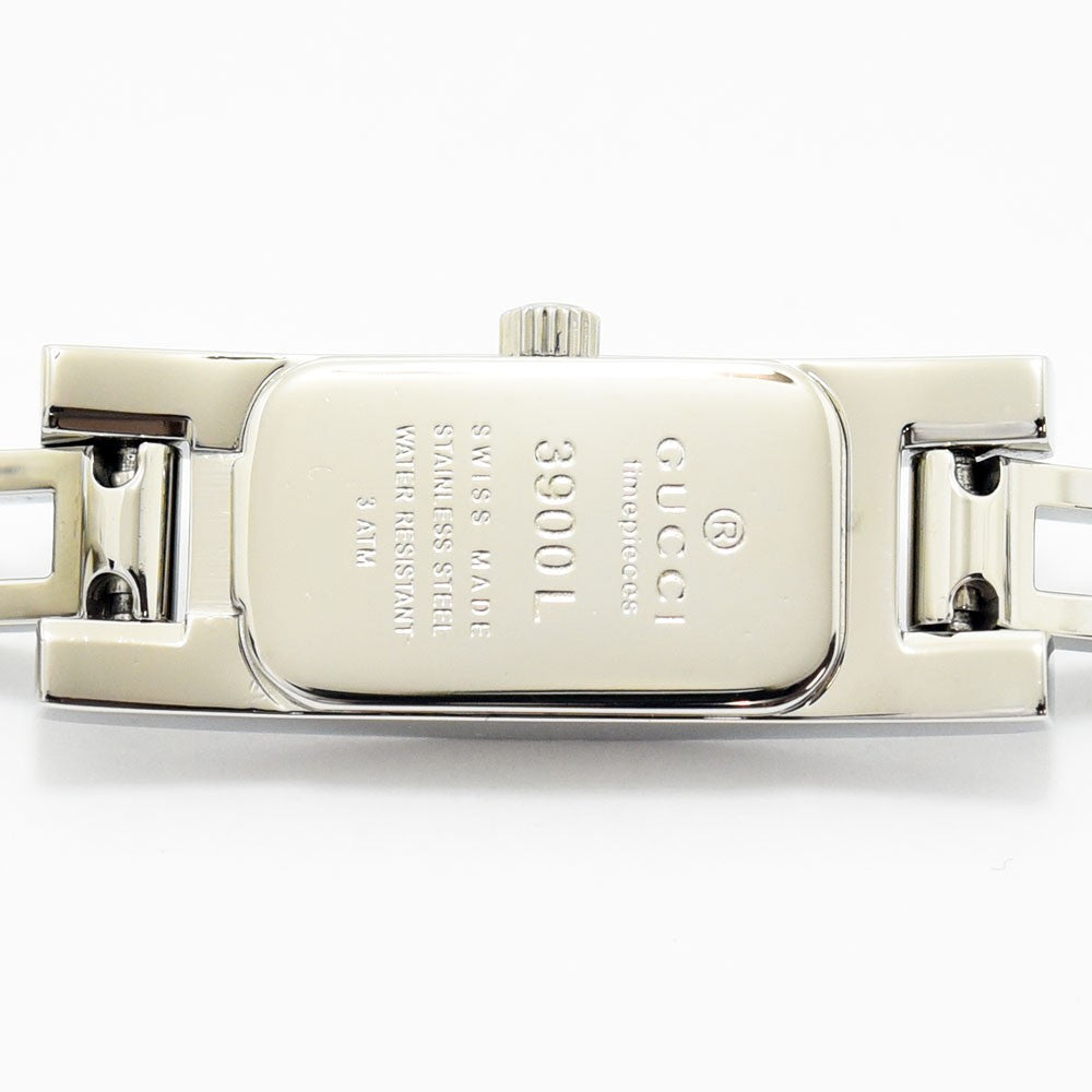 VINTAGE WATCHES FASHIONのGUCCI 3900Lレディース腕時計のステンレススチール製ケースバック詳細