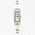 VINTAGE WATCHES FASHIONのGUCCI 3900Lレディース腕時計。ダイヤモンドが輝く長方形のステンレスケースとマザーオブパールの文字盤が特徴。