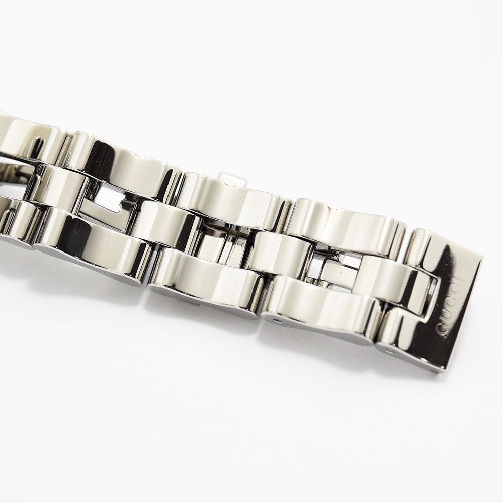 VINTAGE WATCHES FASHIONのGUCCIレディース腕時計2305L、シルバーのステンレススチール製ブレスレットとバックル