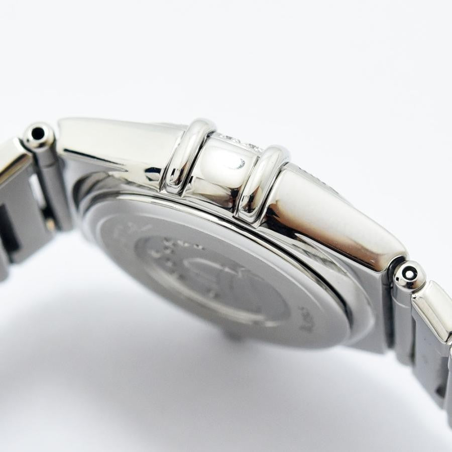 VINTAGE WATCHES FASHION オメガ コンステレーション ダイヤモンド レディースウォッチ。ステンレススチール製、ダイヤモンドベゼル、マザーオブパール文字盤。