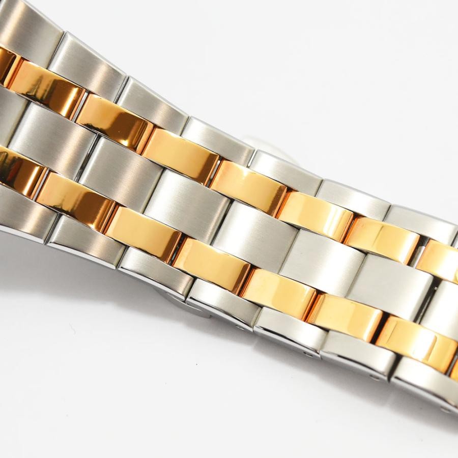 VINTAGE WATCHES FASHION ロベルト・カヴァリ メンズ腕時計 ステンレススチールとローズゴールドのブレスレット